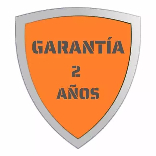 GARANTÍA 2 AÑOS