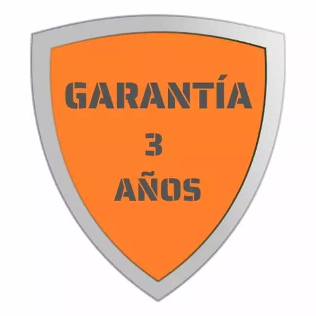 GARANTÍA 3 AÑOS