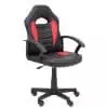 silla juvenil gaming mohedas similpiel negro y rojo